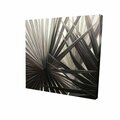 Fondo 16 x 16 in. Greyscale Tropical Plants-Print on Canvas FO2793360